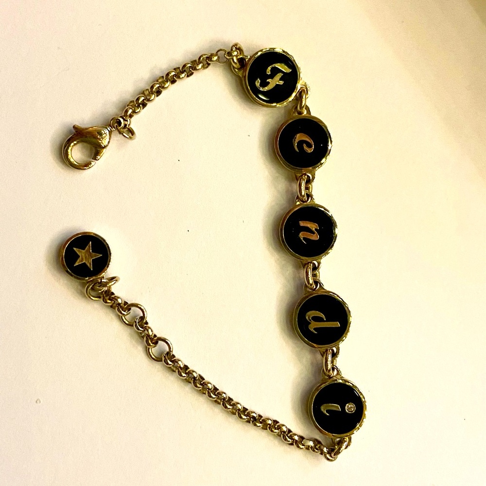 Fendi logo bracelet